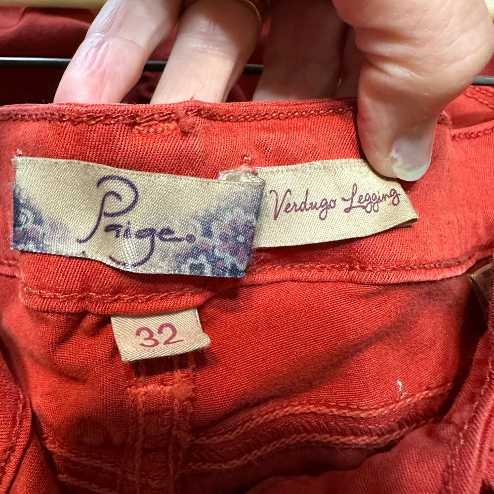 Women's Red Jeans